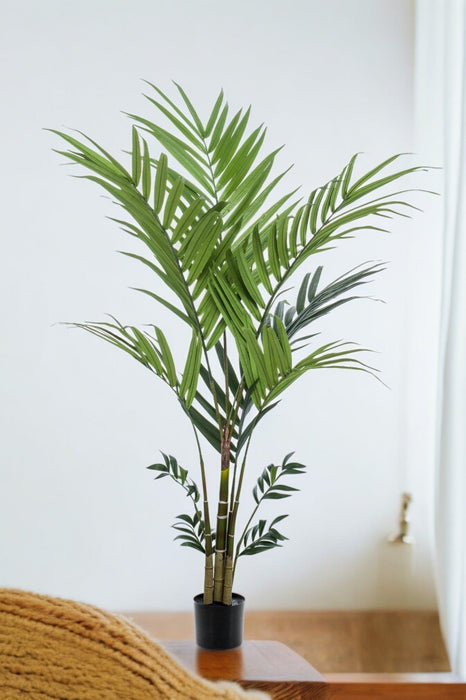 Kentia Palme Kunstig Plante - H150Cm, Ø12Cm