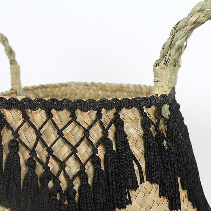 Bohemian Basket Pompoms Sort