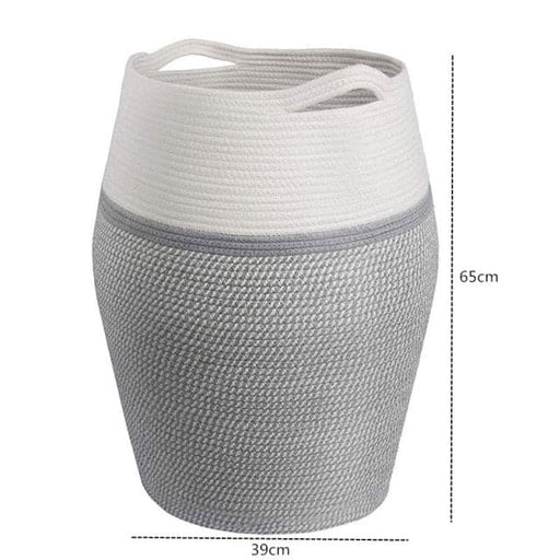 Grå Og Hvid Høj Kurv