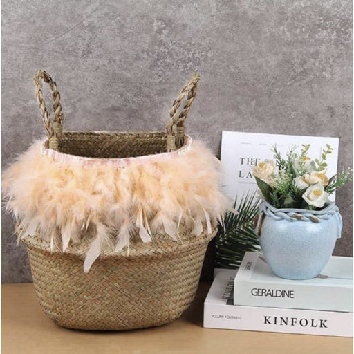 Thai Basket Pompom Pink
