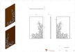 Bambus Corten Panel Til Haveterrasse H.180X110 Cm