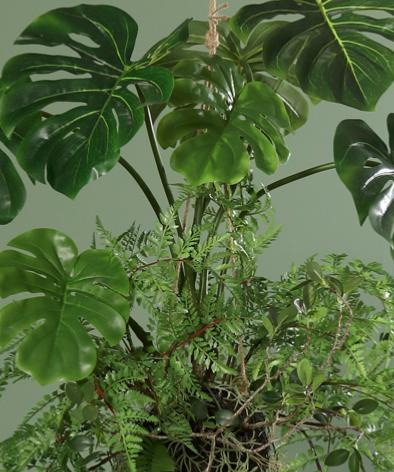 Kunstig Philodendron Hængende 60Cm Indvendig Dekoration