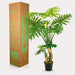 Philodendron Kunstig Plante - H130Cm, Ø14Cm