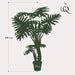 Philodendron Kunstig Plante - H130Cm, Ø14Cm