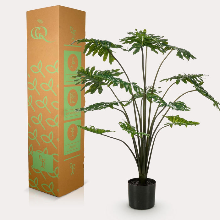 Philodendron Kunstig Plante - H105Cm, Ø16Cm