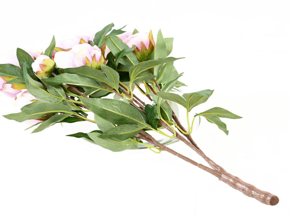 Kunstig Pæon 60 Cm Pink Indvendig Dekoration