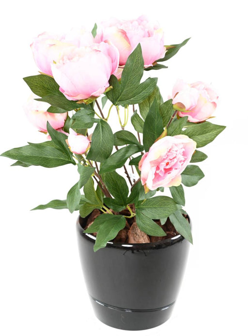 Kunstig Pæon 60 Cm Pink Indvendig Dekoration