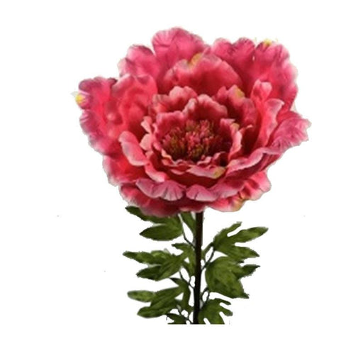 Kunstig Pink Pæon 135 Cm Interiør Dekoration