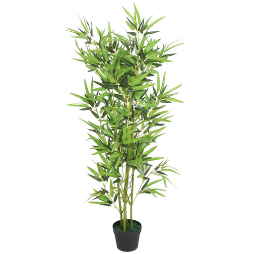 Kunstig Plante Med Bambuspotte 120 Cm Grøn