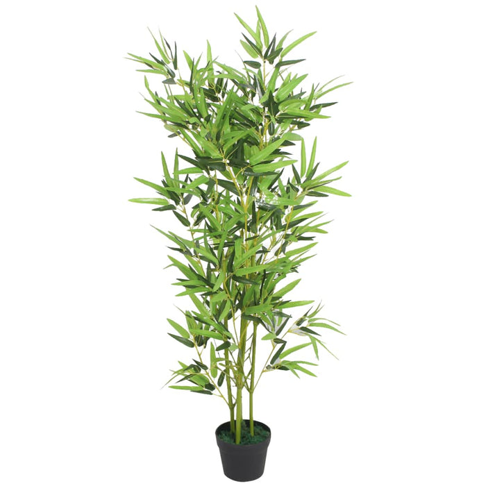 Kunstig Plante Med Bambuspotte 120 Cm Grøn