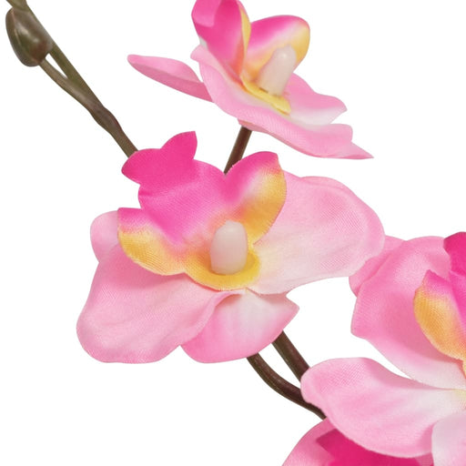 Kunstig Plante Med Orkidépotte 30 Cm Pink