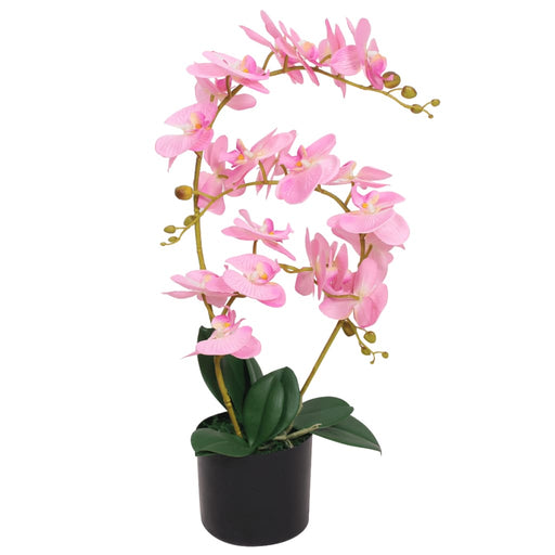 Kunstig Plante Med Orkidépotte 65 Cm Pink