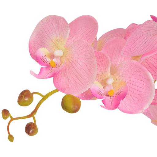 Kunstig Plante Med Orkidépotte 65 Cm Pink