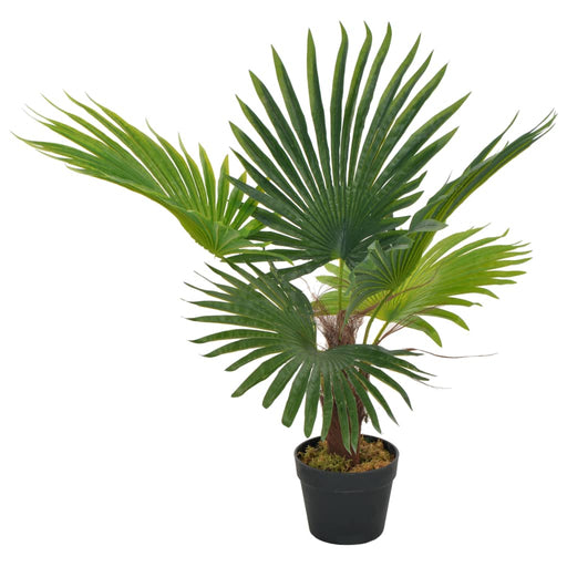 Kunstig Plante Med Grøn Palmepotte 70 Cm