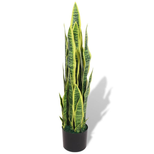 Kunstig Plante Med Sansevière Potte 90 Cm Grøn