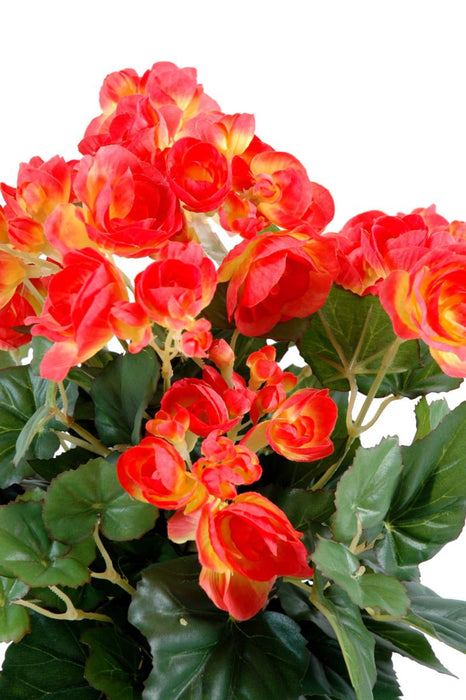 Kunstig Koralbegonia Plante På Pæl 30 Cm