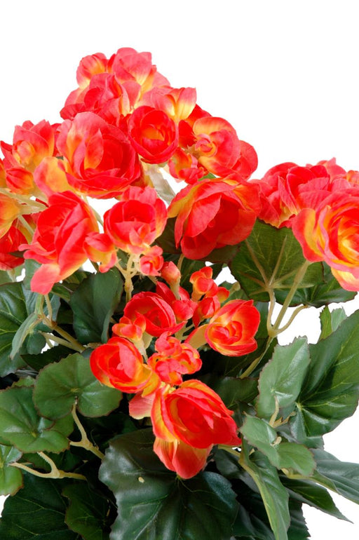 Kunstig Koralbegonia Plante På Pæl 30 Cm