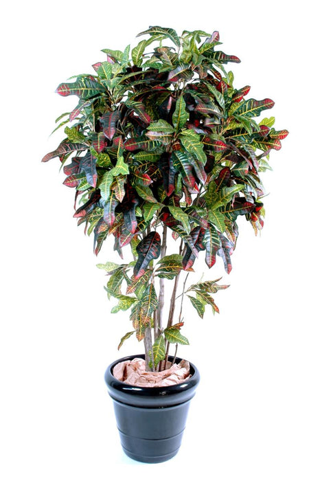 Kunstig Croton Plante 110Cm Indvendig Dekoration