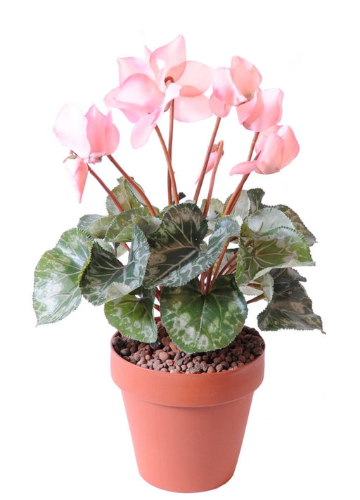 Kunstig Plante Pink Cyclamen 32Cm På Spil