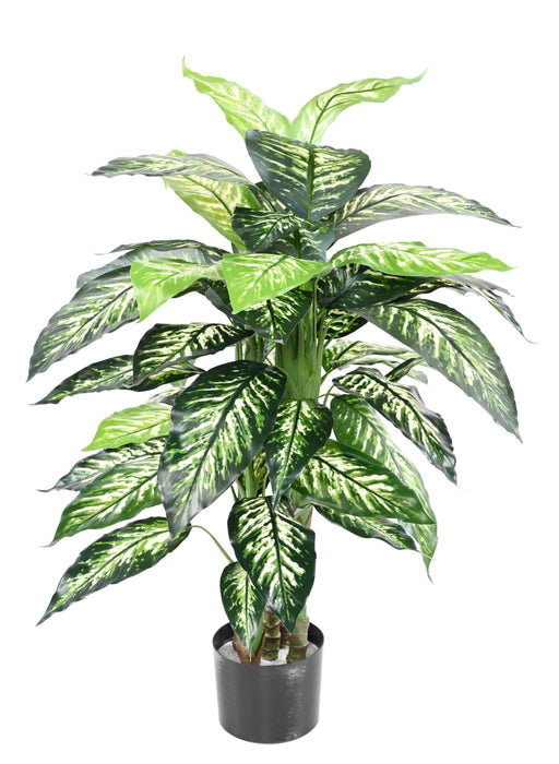 Kunstig Dieffenbachia Plante 100 Cm Til Indendørs