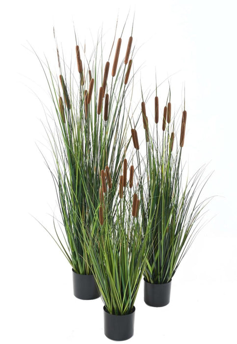 Kunstig Cattail Græs Plante 150 Cm I Pot