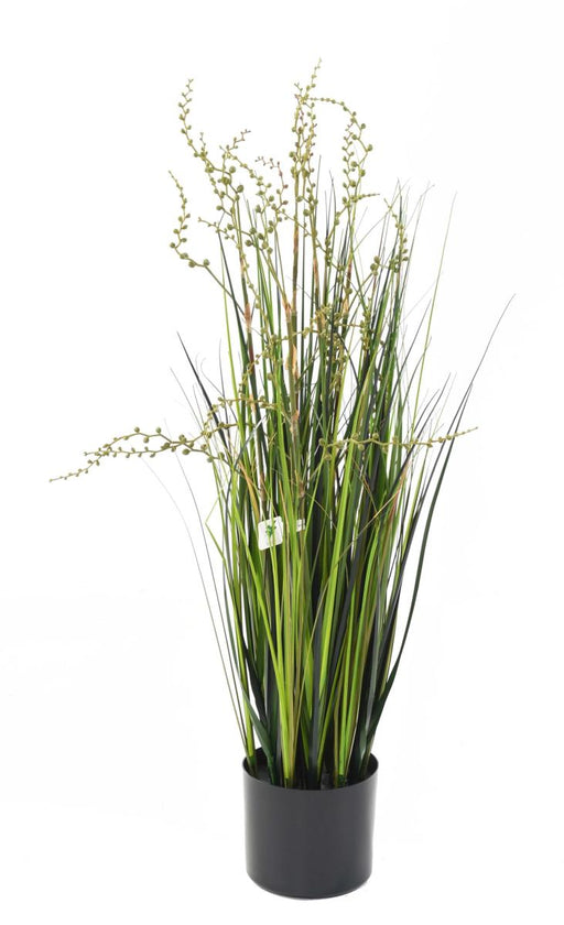 Kunstig Grønt Græs Plante H.90Cm I Potte