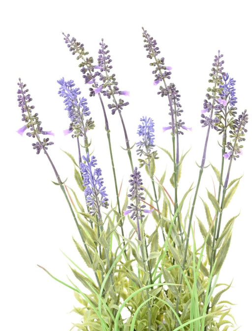 Kunstig Lavendelplante I Dekorativ Potte 40Cm