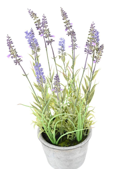 Kunstig Lavendelplante I Dekorativ Potte 40Cm