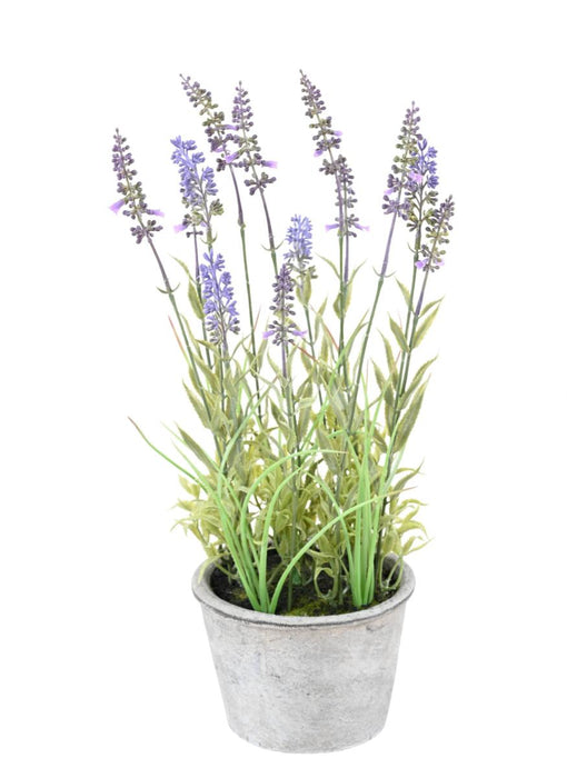 Kunstig Lavendelplante I Dekorativ Potte 40Cm