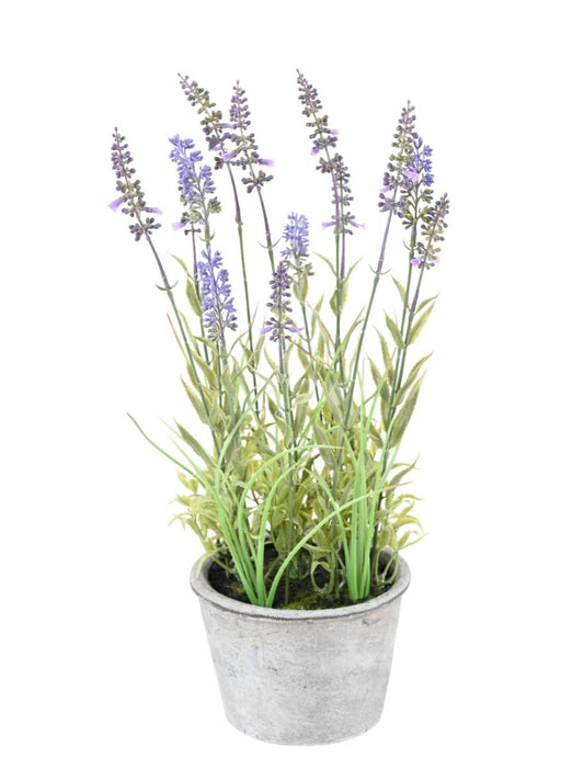 Kunstig Lavendelplante I Dekorativ Potte 40Cm