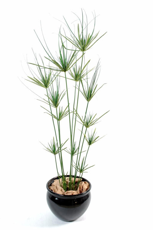 Kunstig Papyrus Plante 140 Cm Grøn I Potte