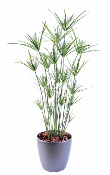 Kunstig Plante Papyrus Grøn 110 Cm Indvendig Dekoration
