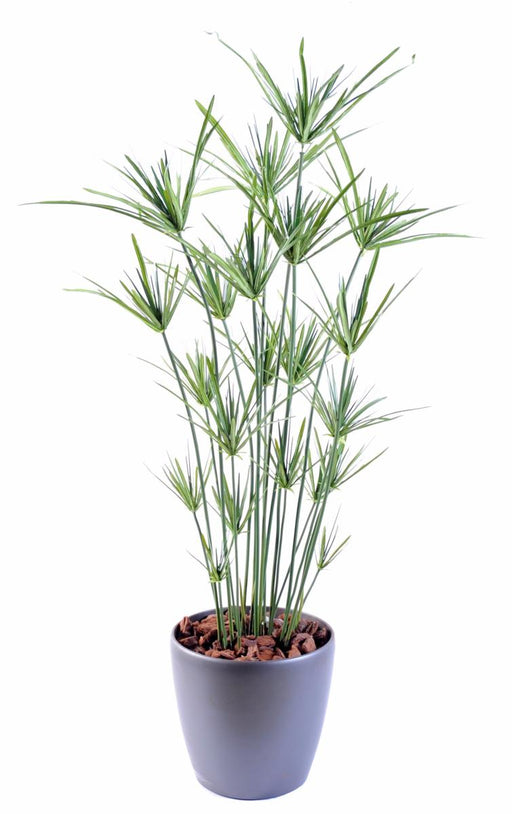 Kunstig Plante Papyrus Grøn 110 Cm Indvendig Dekoration