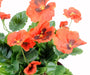 Kunstig Plante Rød Stedmoderblomst På Pæl 26 Cm