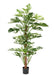 Kunstig Philodendron Plante 160Cm Med Kokospæl