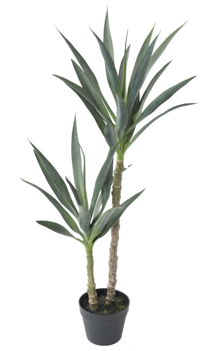 Kunstig Yucca Plante 2 Stængler 110 Cm Indvendig Dekoration