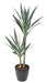 Kunstig Yucca Plante 2 Stængler 110 Cm Indvendig Dekoration