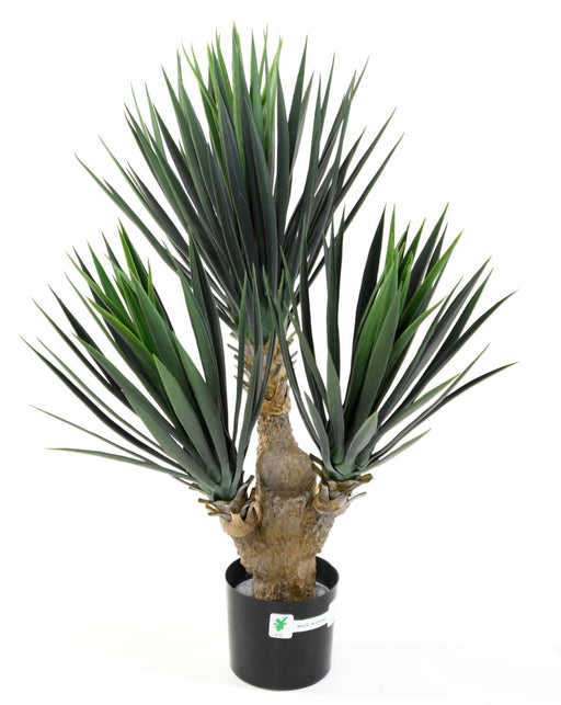 Kunstig Yucca Plante 3 Stammer 70Cm Indvendig Dekoration