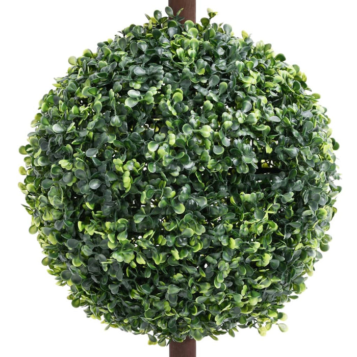 Kunstig Buksbom Plante Med Grøn Kugleformet Potte 118 Cm