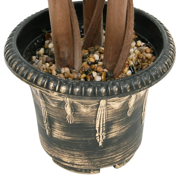 Kunstig Buksbom Plante Med Grøn Kugleform Potte 119 Cm