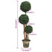 Kunstig Buksbom Plante Med Grøn Kugleform Potte 119 Cm