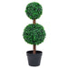 Kunstig Buksbom Plante Med Grøn Kugleform Potte 60 Cm