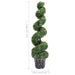 Kunstig Spiral Buksbom Plante Med Grøn Potte 117 Cm