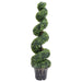 Kunstig Spiral Buksbom Plante Med Grøn Potte 117 Cm