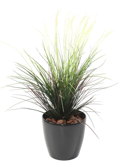 Kunstig Uv Græs Plante I Potte 80Cm