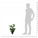 Kunstig Hortensia Plante Med Potte 60 Cm Hvid