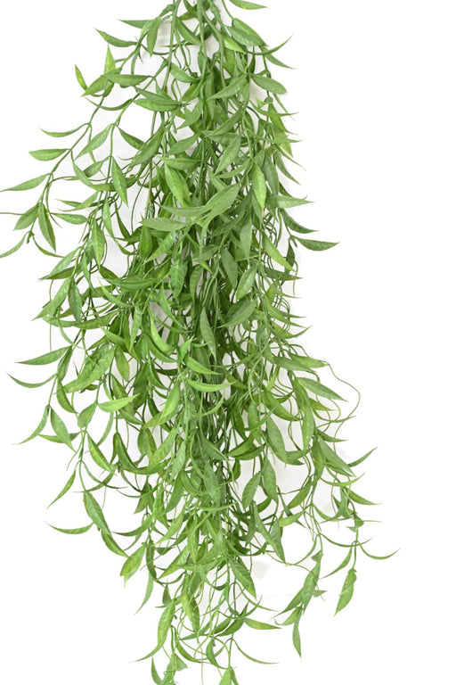 Kunstig Hængeplante Salix 90Cm Grøn