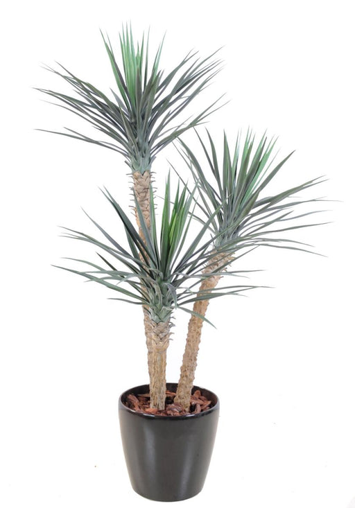 Kunstig Yucca Plante 3 Stammer 155 Cm Grøn