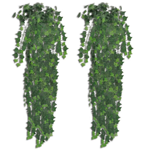Kunstige Planter 2 Stk Grøn Efeu 90 Cm