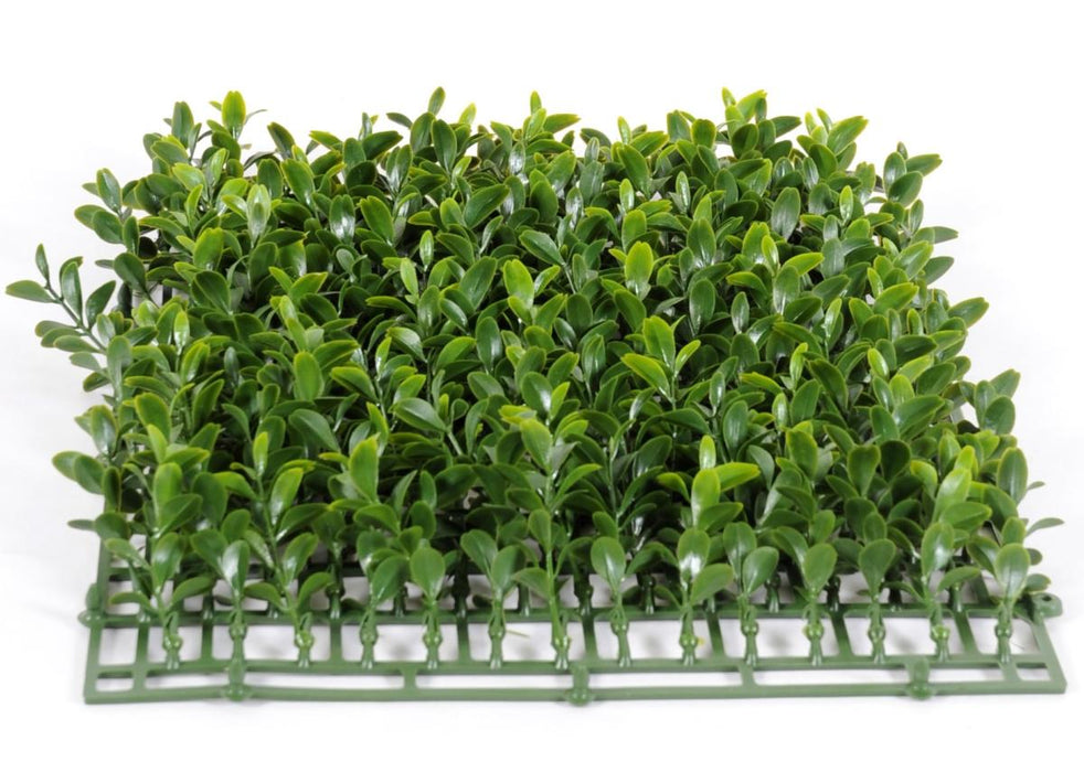 Kunstig Buksbom Planteplade 25X25Cm UV-Resistent